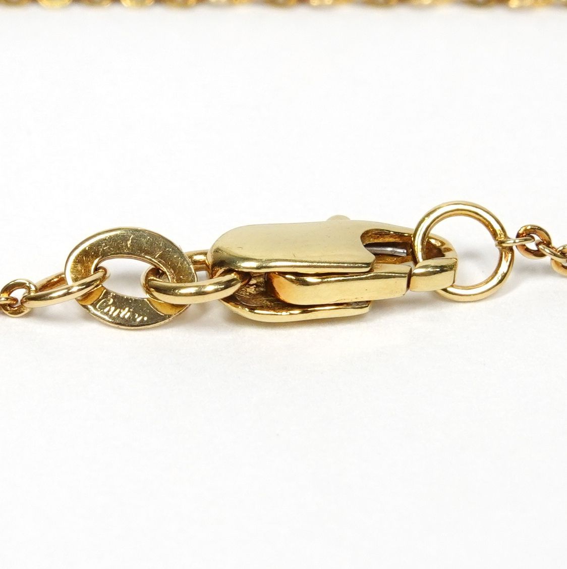 Cartier カルティエ チェーン ネックレス 750YG(K18YG) - メルカリ