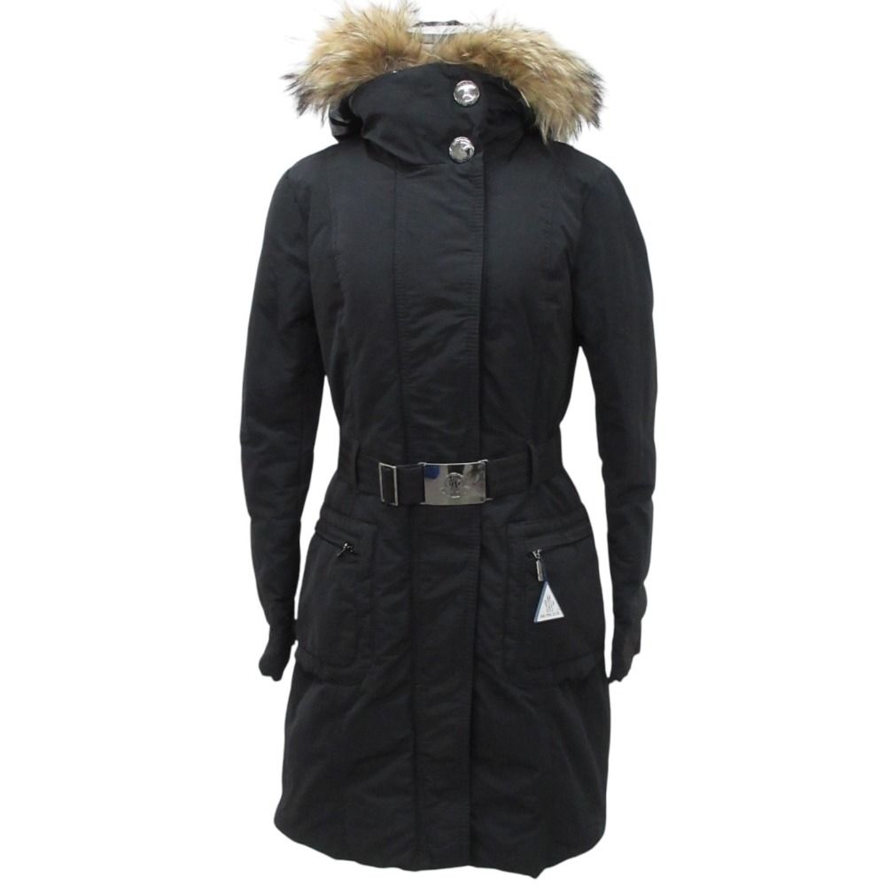 美品 MONCLER モンクレール ROMNEY ロムニー ラクーンファー付き 