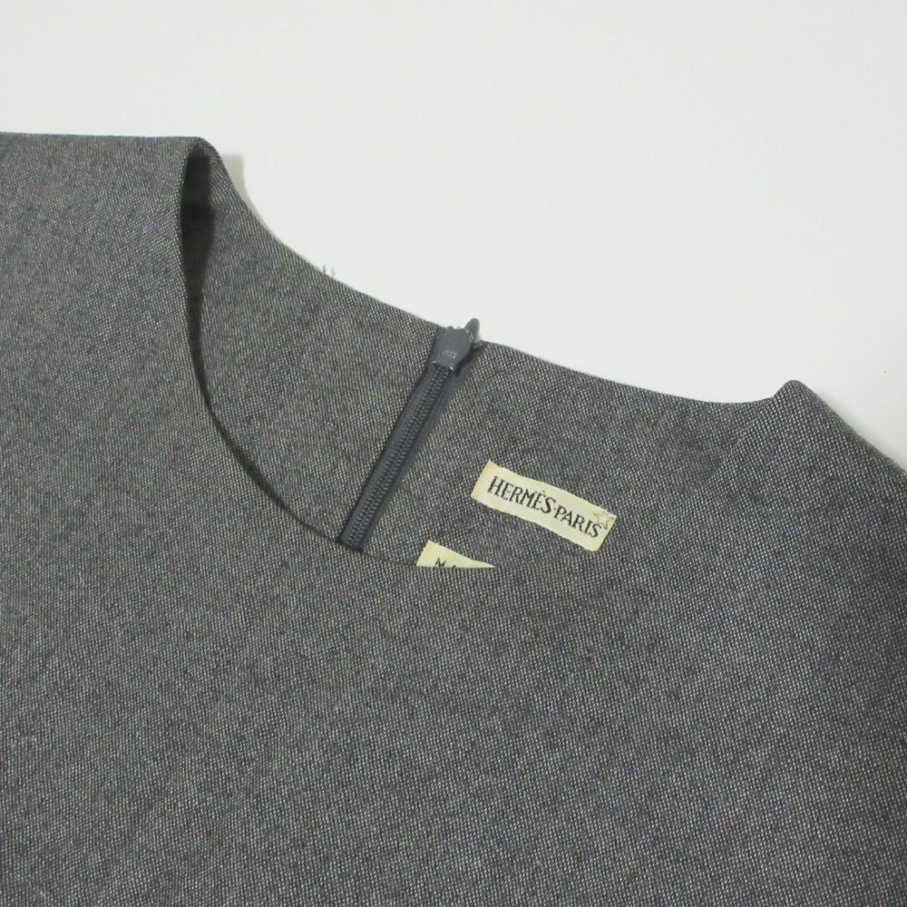 良品 HERMES エルメス マルジェラ期 ノースリーブ ロング ワンピース