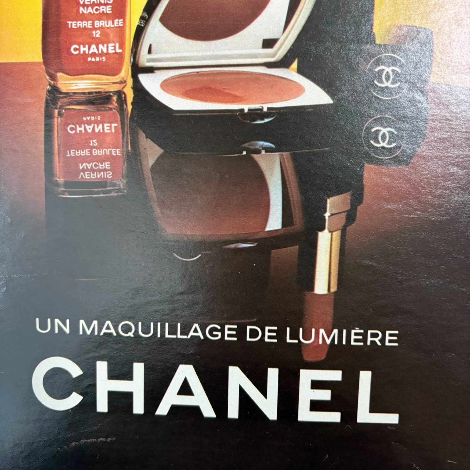 1977 広告>Chanel シャネル ポスター ヴィンテージ アートポスター 1977 広告>Chanel シャネル ポスター ヴィンテージ アートポスター