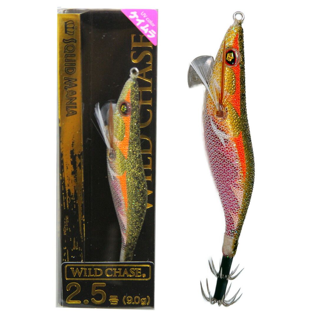 新品 中古 エギ スクイッドマニア ワイルドチェイス アジ泳がせシリーズ SQUID MANIA スクイッドマニア WILD CHASE ワイルドチェイス 2.5
