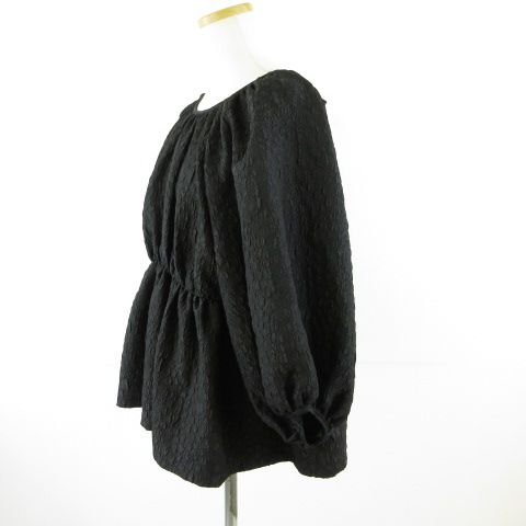 22AW anana バックリボンバルーンジャガードブラウス 定価¥18480 22AW anana バックリボンバルーンジャガードブラウス 定価¥18480