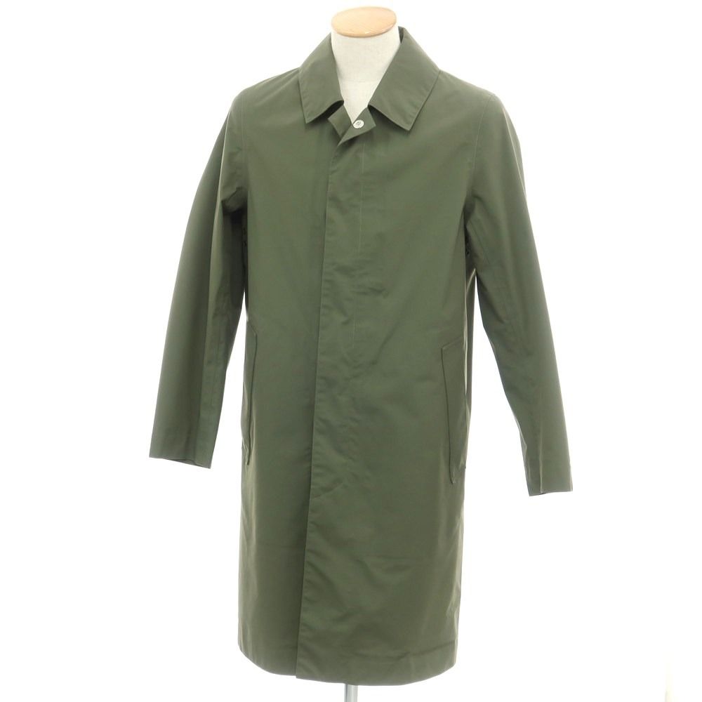 オリーブグリーン ステンカラーコート 専用 45Rオリーブグリーン