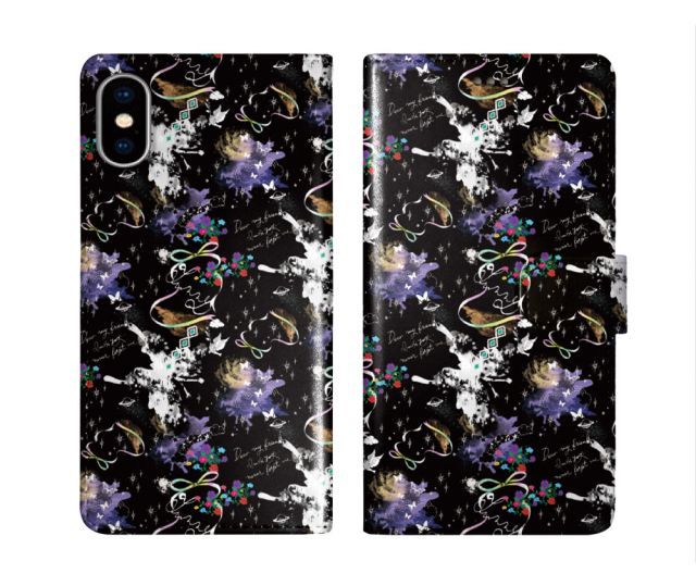 [iPhone14 Pro Max] iPhone16 ケース スカラー スマホケース 手帳型 iPhone16 Pro ケース アイフォン16 15 14 13 12 11 スマホカバー 全機種対応 手帳 ScoLar コラージュ リボン キラキラ 蝶 鳥 