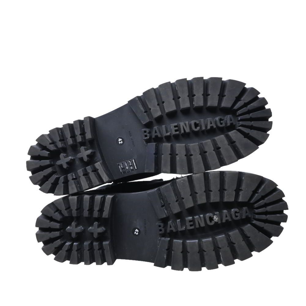 BALENCIAGA コンバット ストライク アンクルハイ ブーツ　42 BALENCIAGA - BALENCIAGA コンバット ストライク アンクルハイ ブーツ