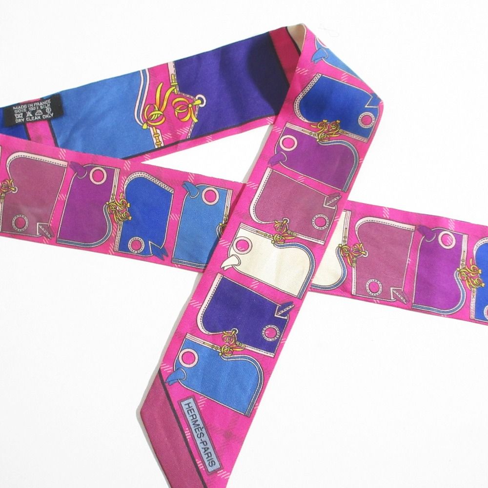 HERMES エルメス ツイリー Camails カマイユ シルク100％ スカーフ  