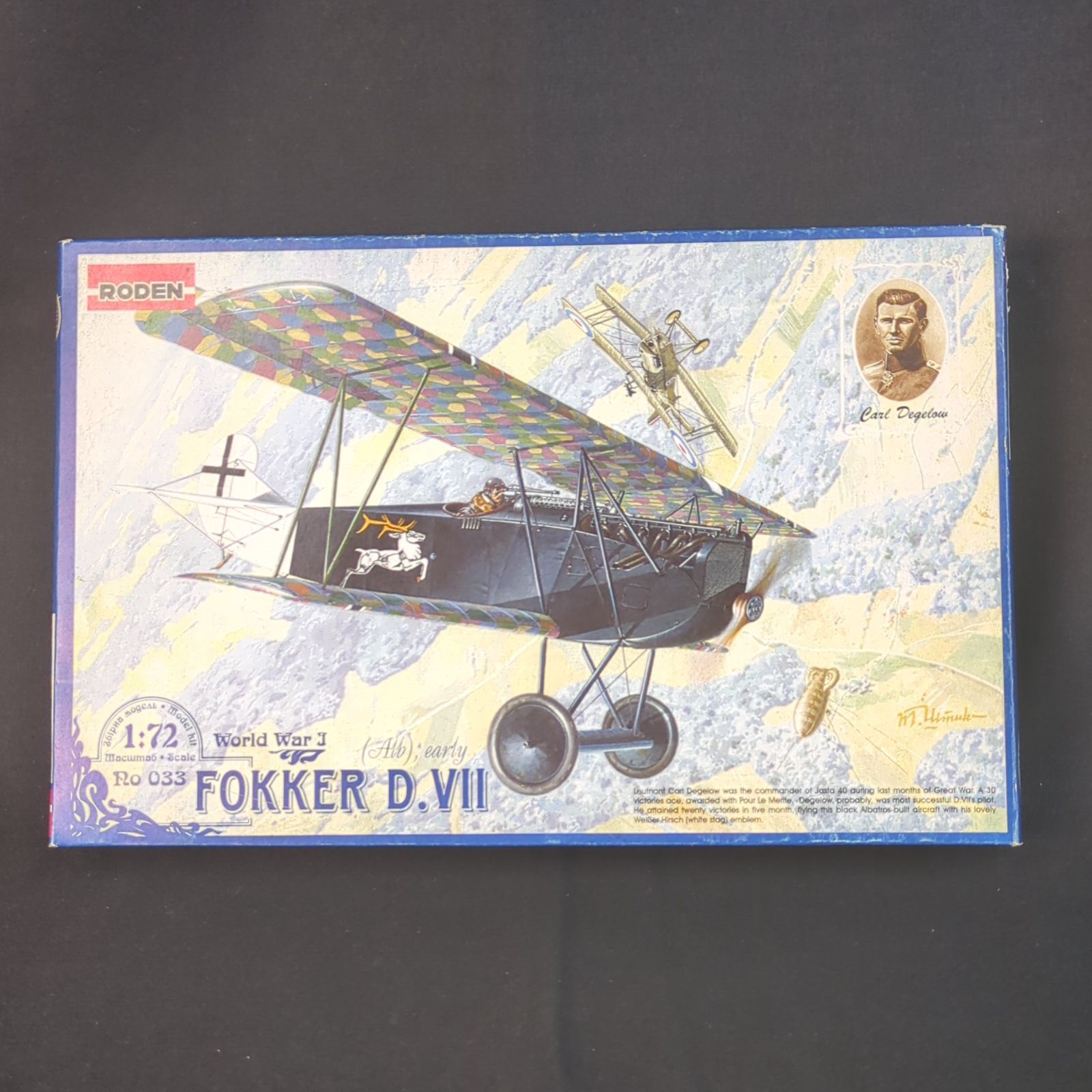 輸入キット 品 RODEN Ro 033 1|72 FOKKER D.Ⅶ Alb early フォッカー D.VII Alb.前期型