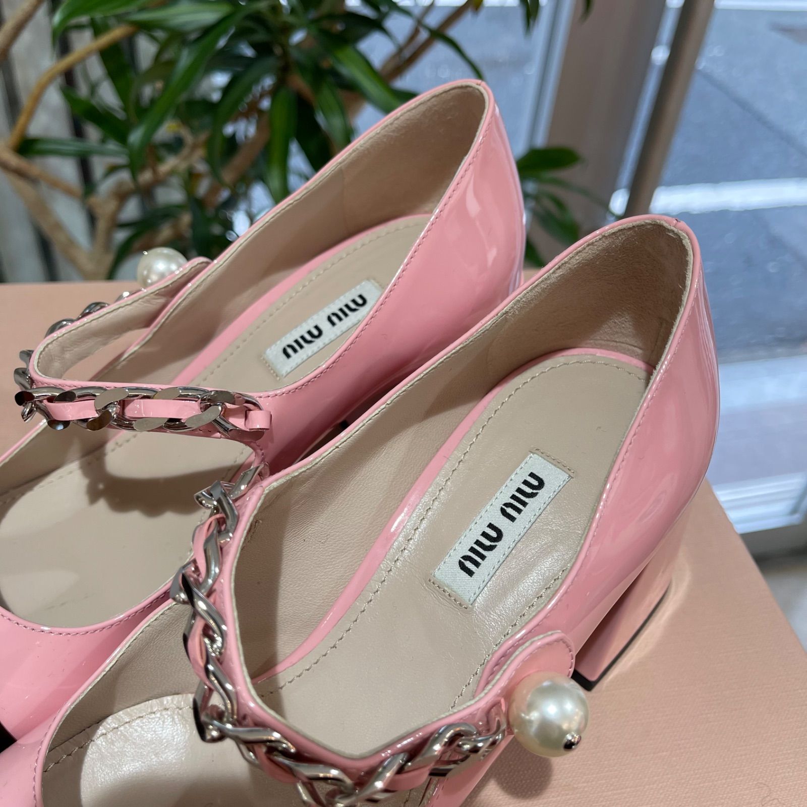 新品】【未使用品】MIU MIU ミュウミュウ 5I248D メリージェーン ...