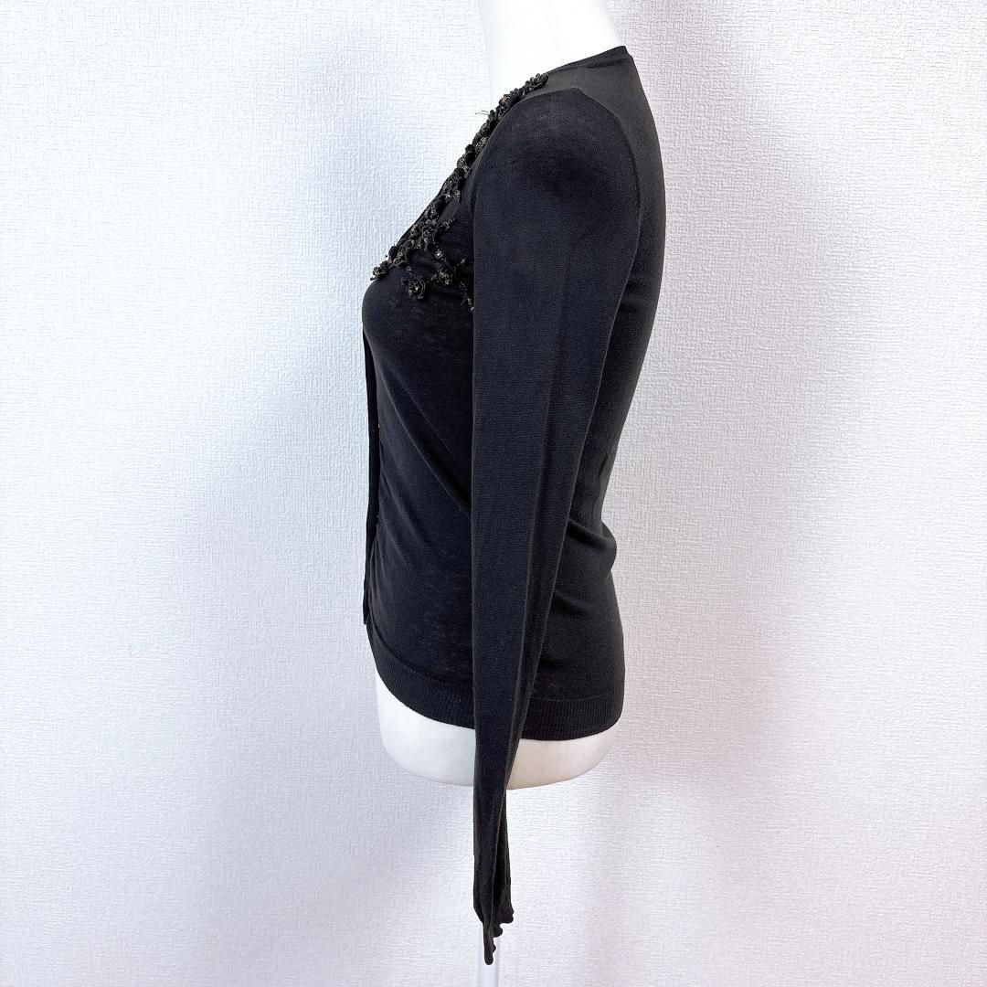 ビジュー長袖カーディガン USA