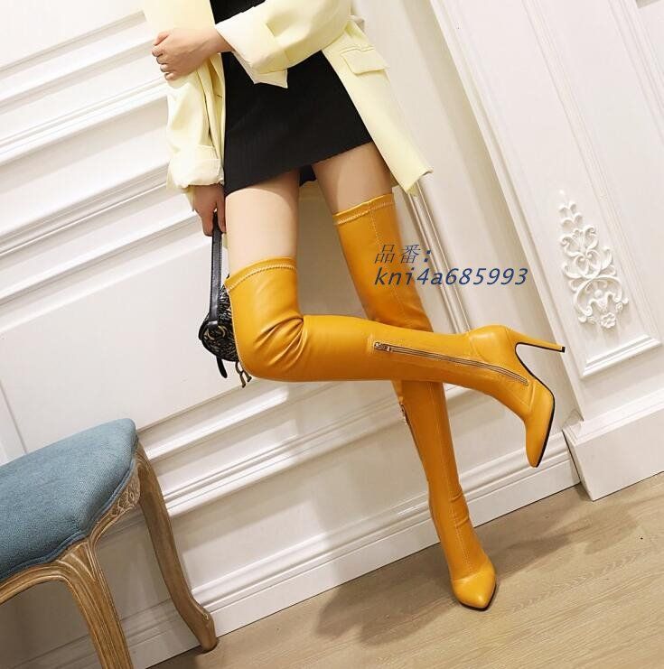 ハイヒール ストレッチソックスブーツ