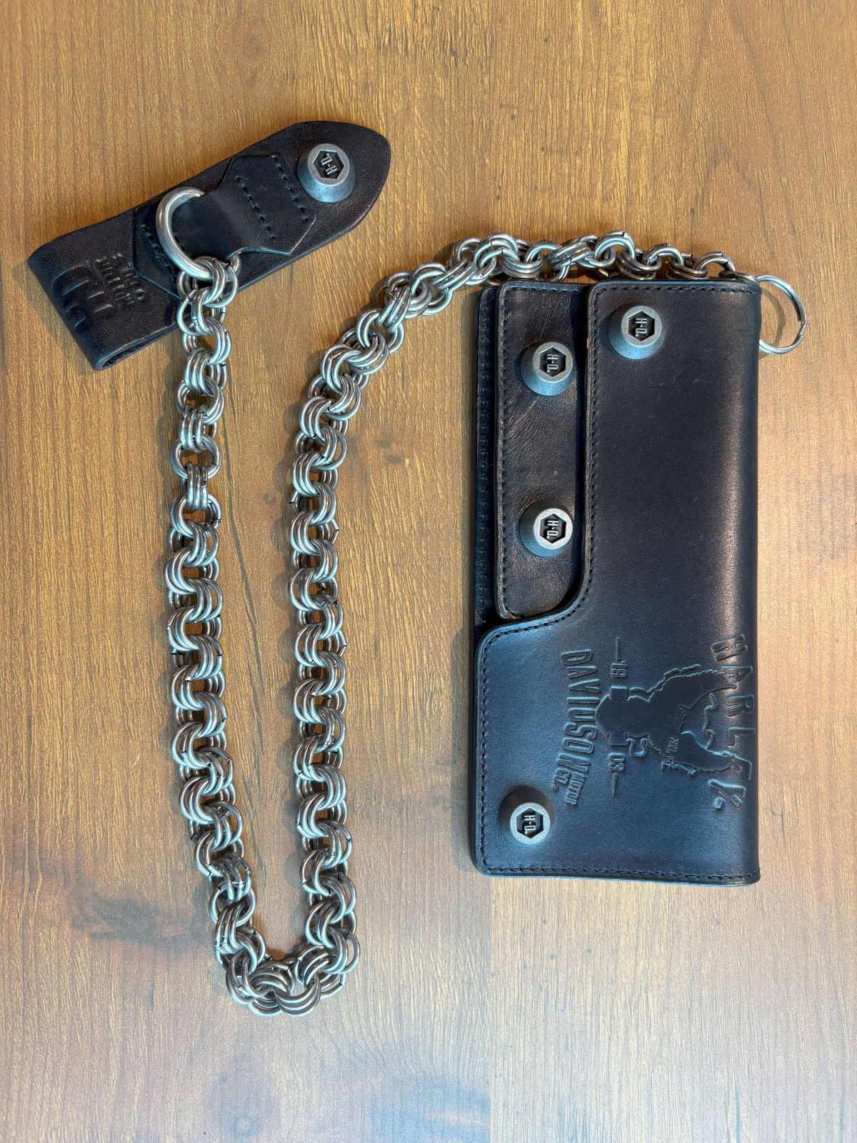 ハーレーダビッドソン 正規品 WALLET-BIKER CHSIN メンズ