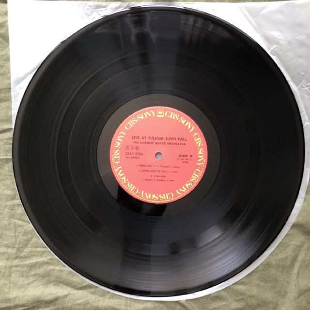 美盤 激レア プロモ盤 1987年 国内盤 チャーリー・ワッツ・オーケストラ Charlie Watts Orchestra LPレコード Live At Fulham Town Hall