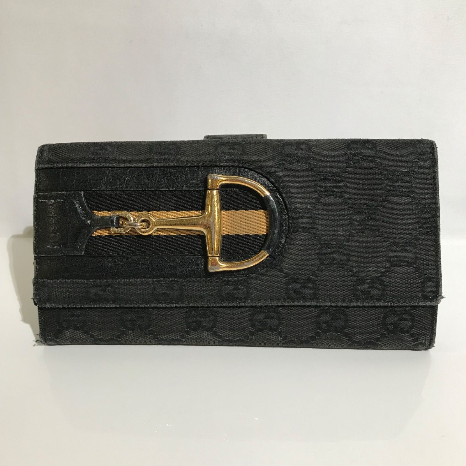 【美品】グッチ財布　グッチホースビット　グッチキャンバス　GUCCI Amazon.co.jp: GUCCI(グッチ) 1955 ホースビット ウォレット