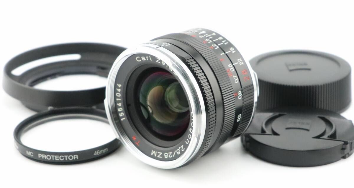 Biogon ビオゴン21mm f2.8 Carl Zeiss ZM フード付 Biogon ビオゴン21mm f2.8 Carl Zeiss ZM フード付 カールツァイス