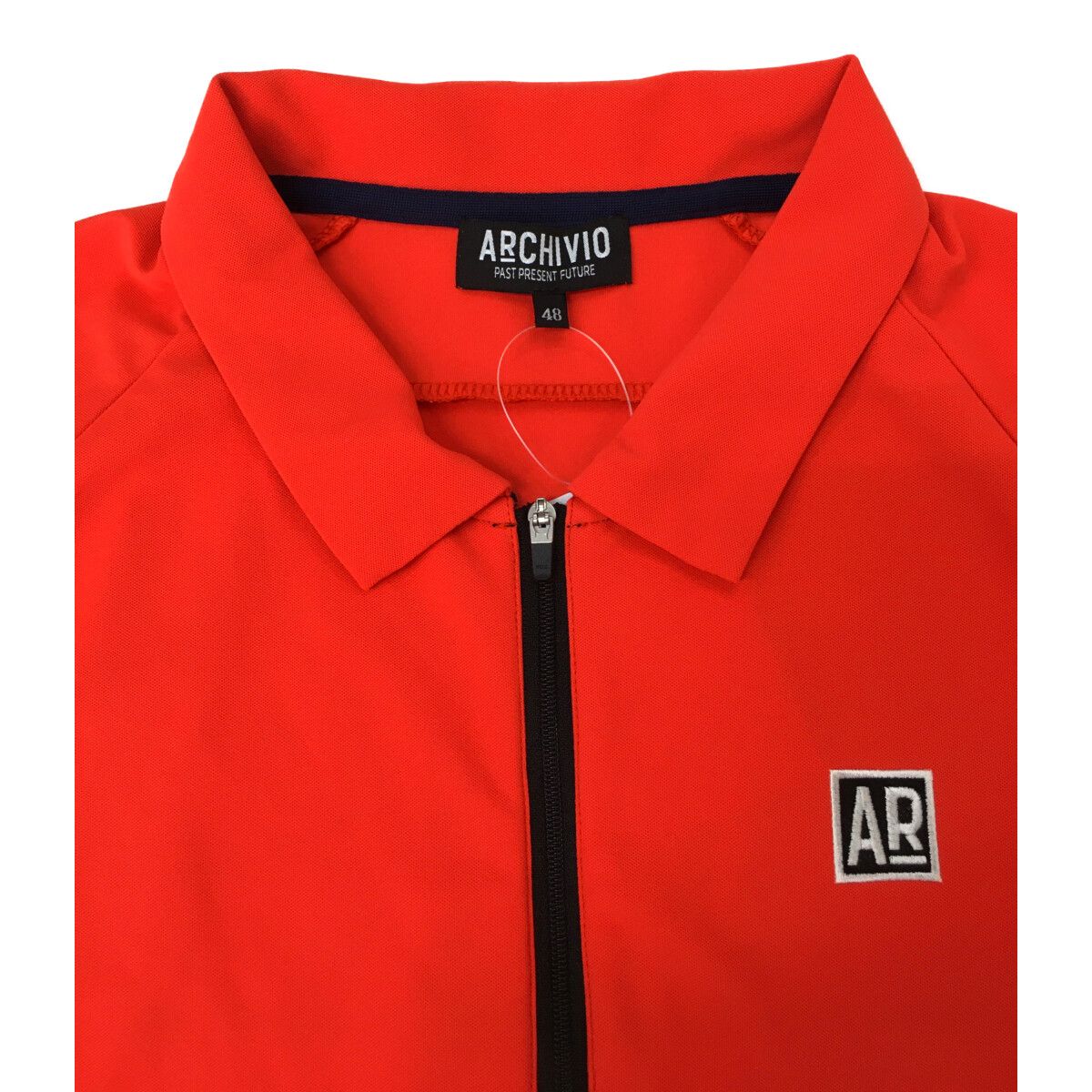 中古 メンズ アルチビオ archivio 半袖ポロシャツ 48(L) オレンジ