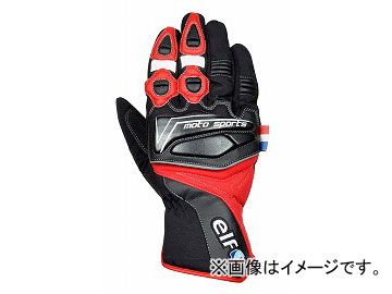 2輪 エルフ ウィンターグローブ レッド 選べる3サイズ ELG-4283