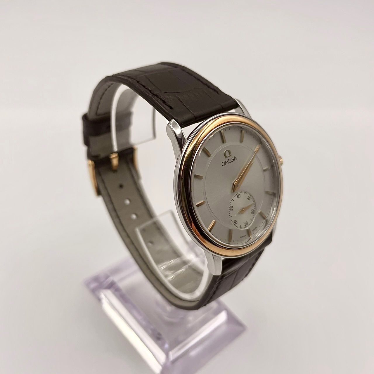 OMEGA】オメガ デビル プレステージ スモールセコンド 手巻き 腕時計