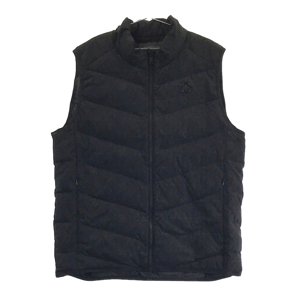サイズ 4 G FORE ジーフォア ダウンベスト 総柄 ブラック系 240101422653 ゴルフウェア メンズ ストスト