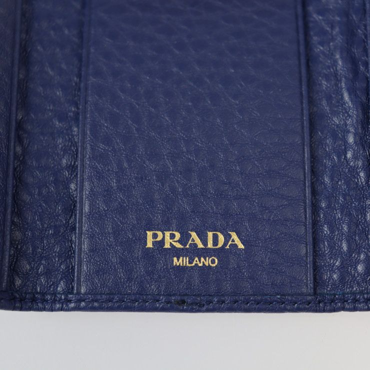 PRADA プラダ 1PG222 キーケース レザー INCHIOSTRO 超高品質で人気の