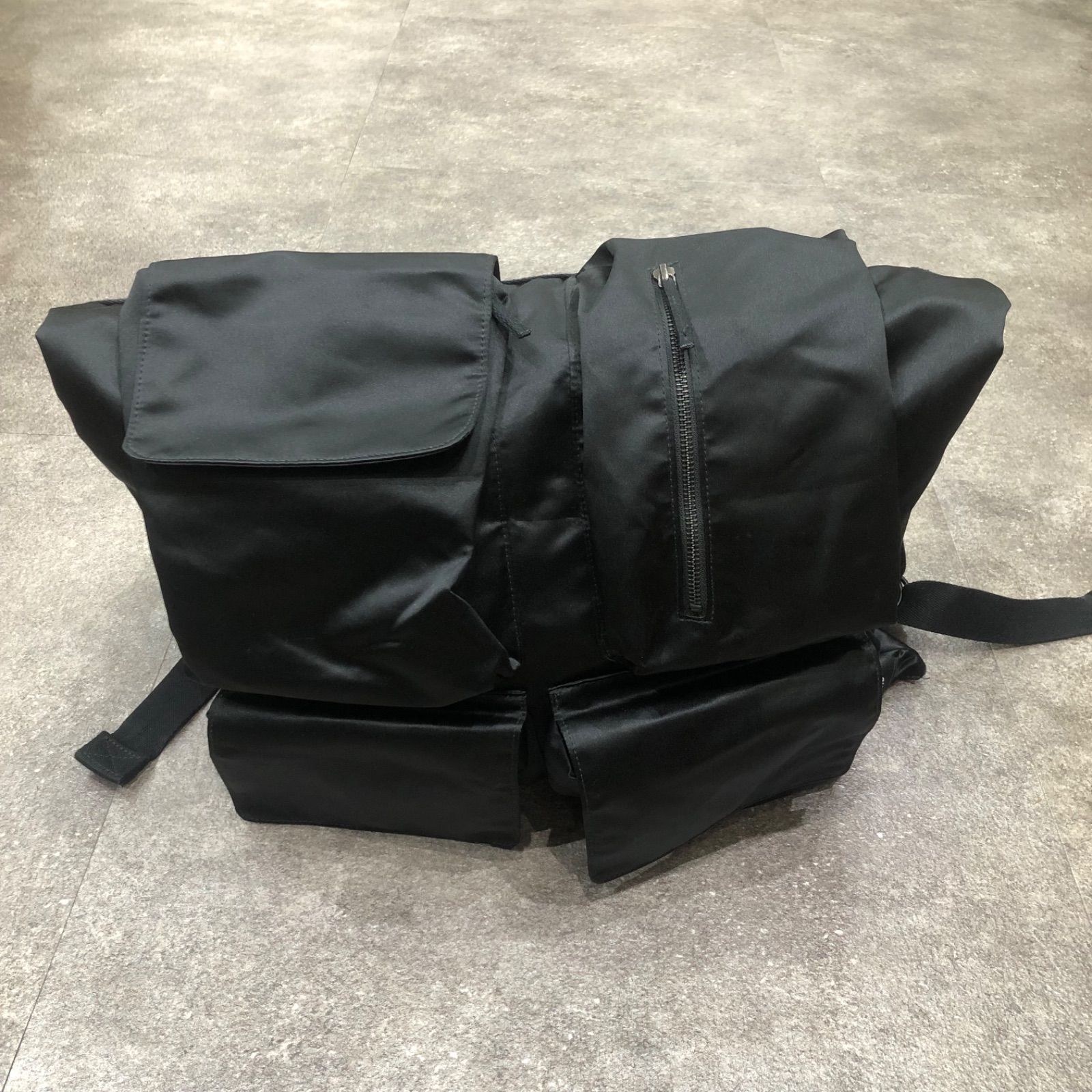 RAF SIMONS × EASTPAK 19SS POSTER BACKPACK SATIN BOY YELLOW 