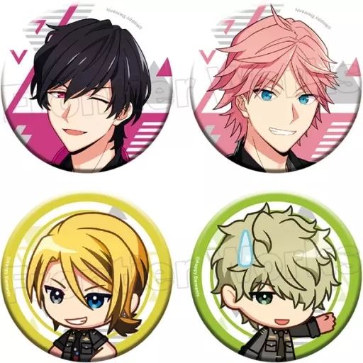 中古】バッジ・ピンズ ウエストセクター 缶バッジ4個セット 「エリオス