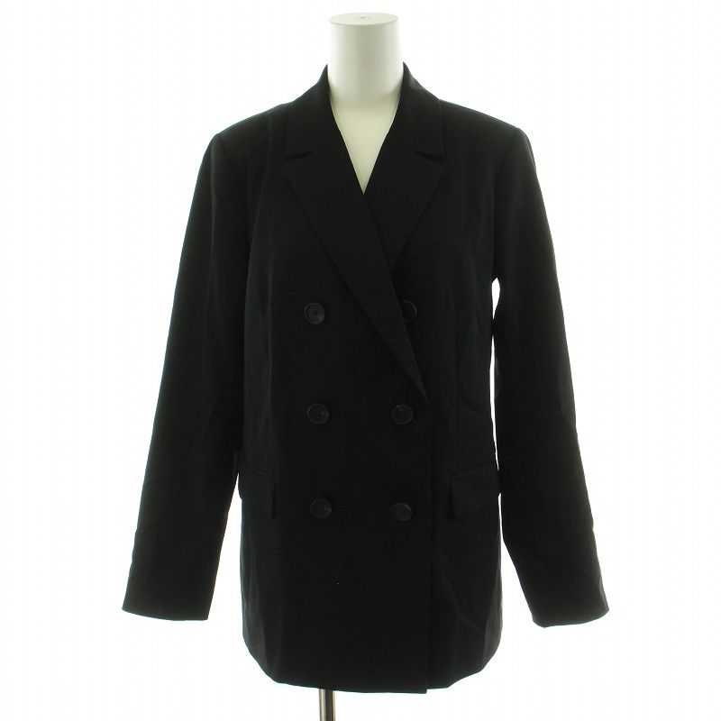 theory luxe ブラック テーラードジャケット　36サイズ セオリーリュクス Theory luxe ジャケット TRACEABLE WOOL