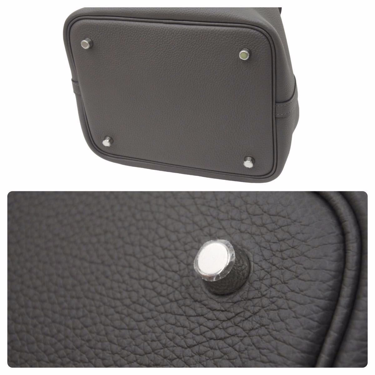 新品未使用⭐︎ピコタンロックmm グラファイト U刻印 未使用 エルメス HERMES ピコタンロック MM グラファイト