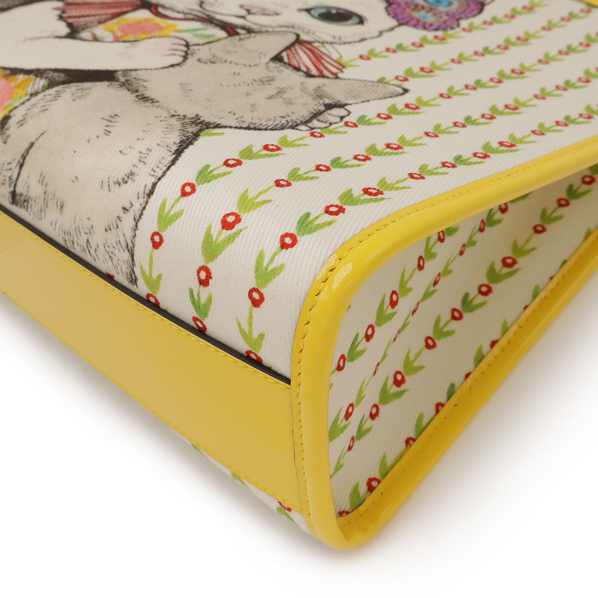 ◇グッチ◇チルドレンズ/ヒグチユウコ/605614/猫/キャット/トート