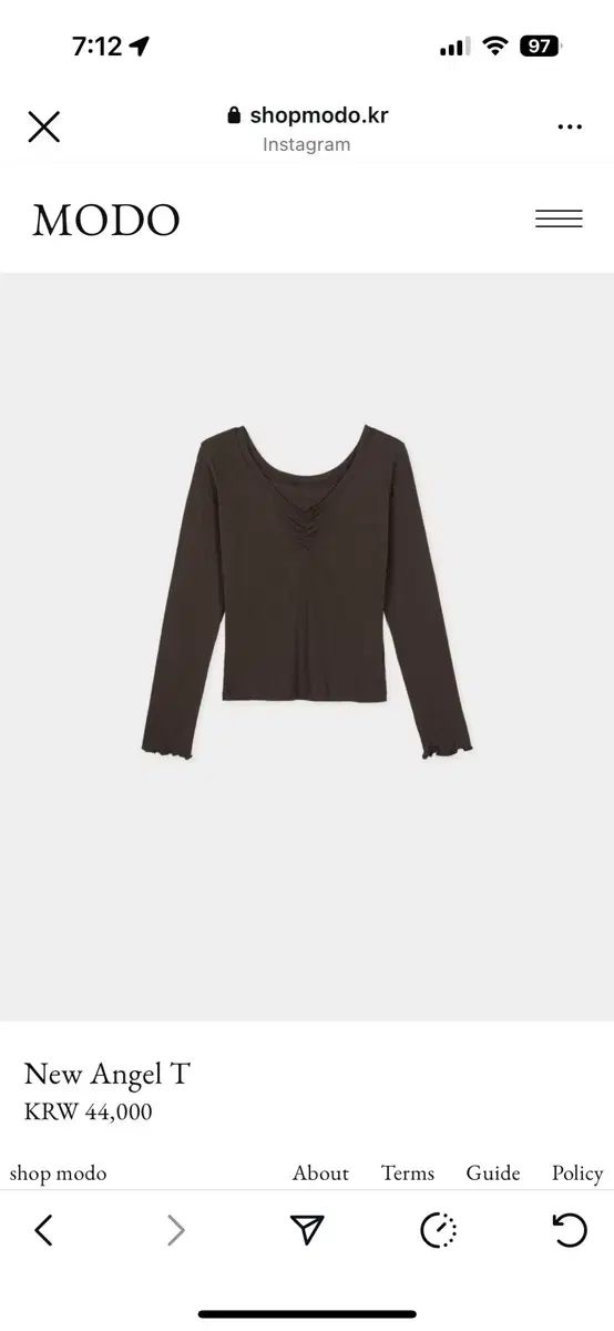 モード ニューエンジェルティー ミミホルターネック