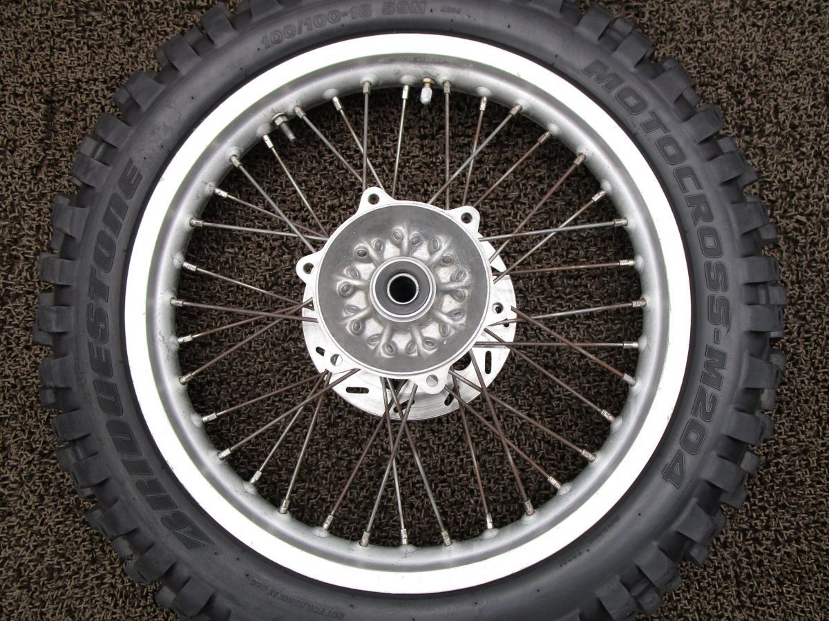 KDX220SR タカサゴ リアホイール ディスク □A6838 DX220B カワサキ キャブ車