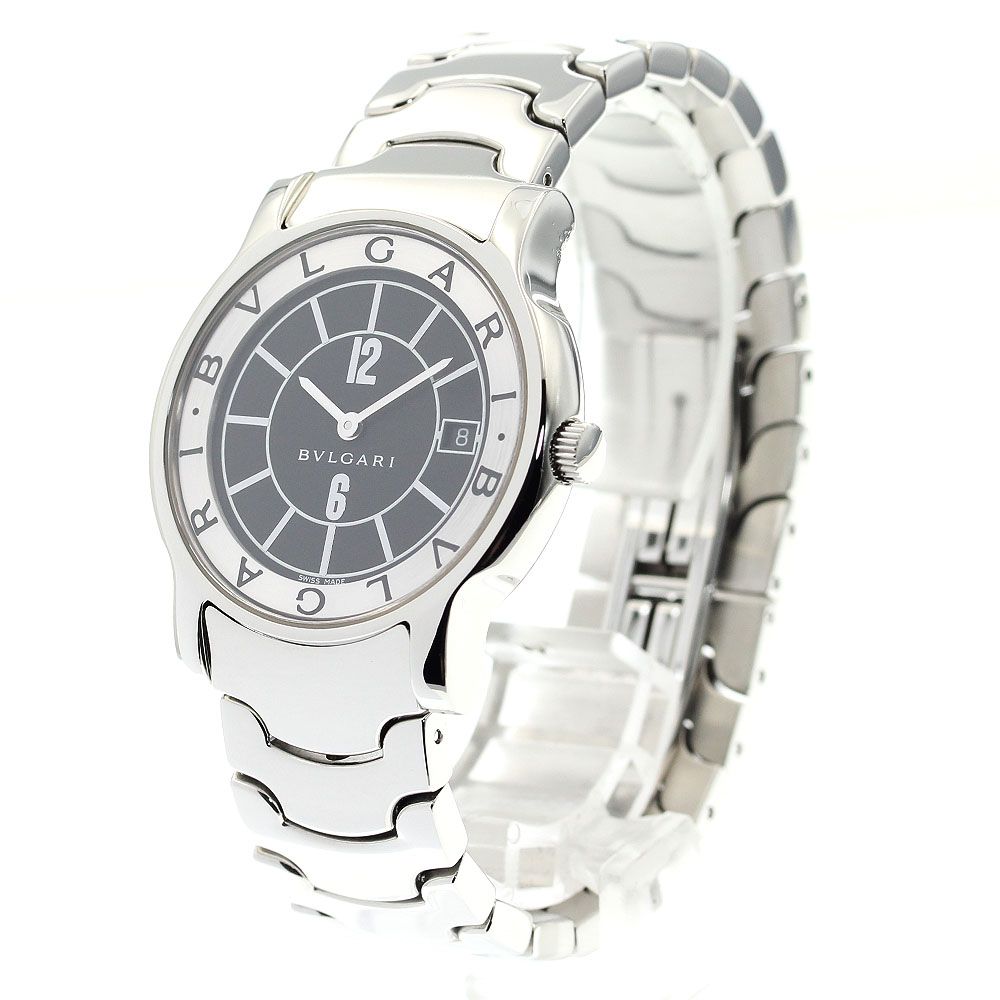 ブルガリ BVLGARI ST35S ソロテンポ デイト クォーツ メンズ_