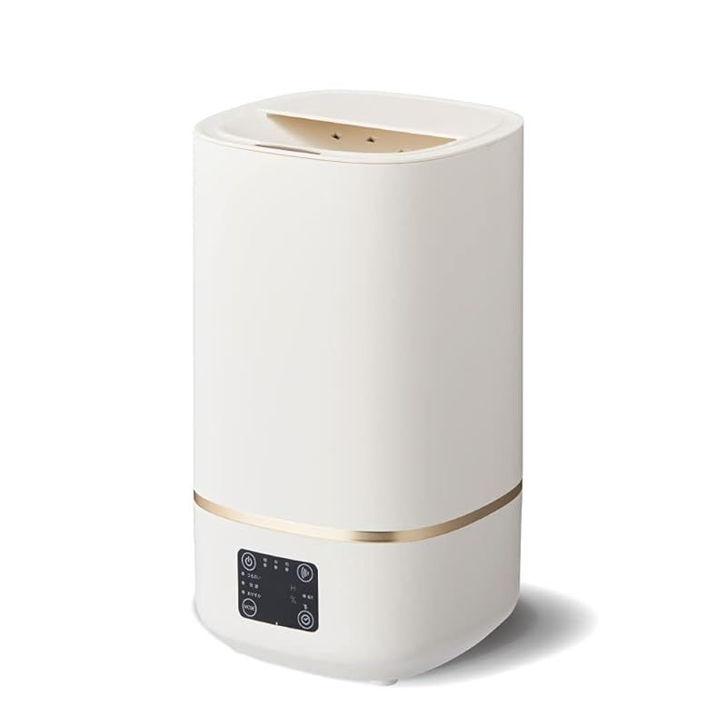 ドウシシャ 加湿器 超音波式 上から給水 抗菌加工 加湿量300ml 木造和室5畳|プレハブ洋室8畳まで タンク容量2.0L 切タイマー オート運転機能 アロマ機能付 ホワイト mistone 0