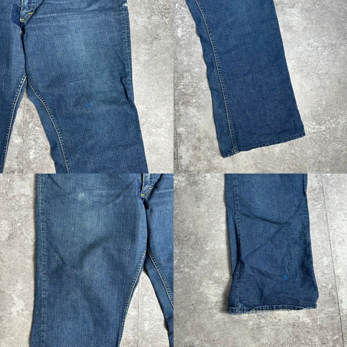 60s 70s Lee フレア　パンツ　42talon USA製　leens USA古着 70s～80s Lee ブーツカット デニムパンツ 42TALON