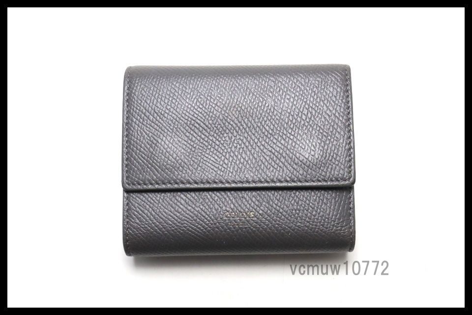 美 CELINE スモールトリフォールド レザー 3つ折り財布 セリーヌ 0605cm3303871