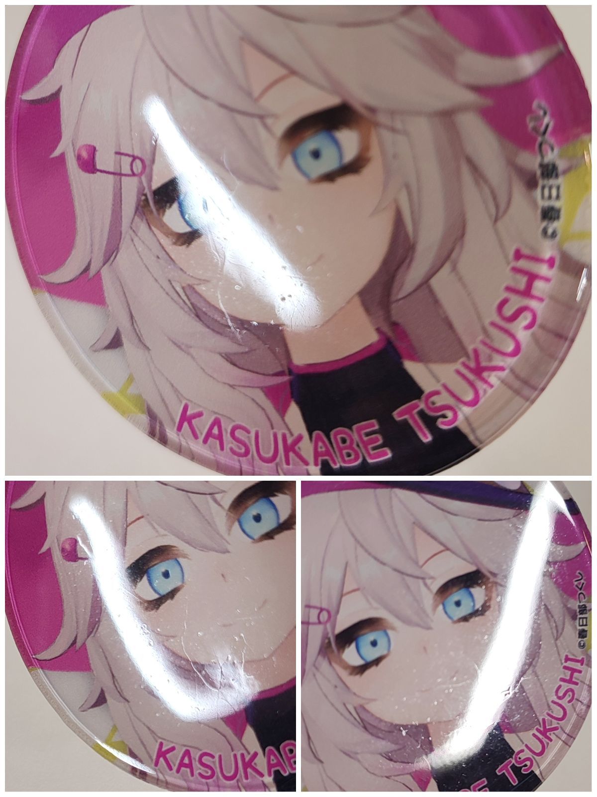 VTuber　春日部つくし　缶バッジ　キーホルダー　39個まとめ売り　痛バ Vtuber 春日部つくし 缶バッジ アクリルキーホルダー セット