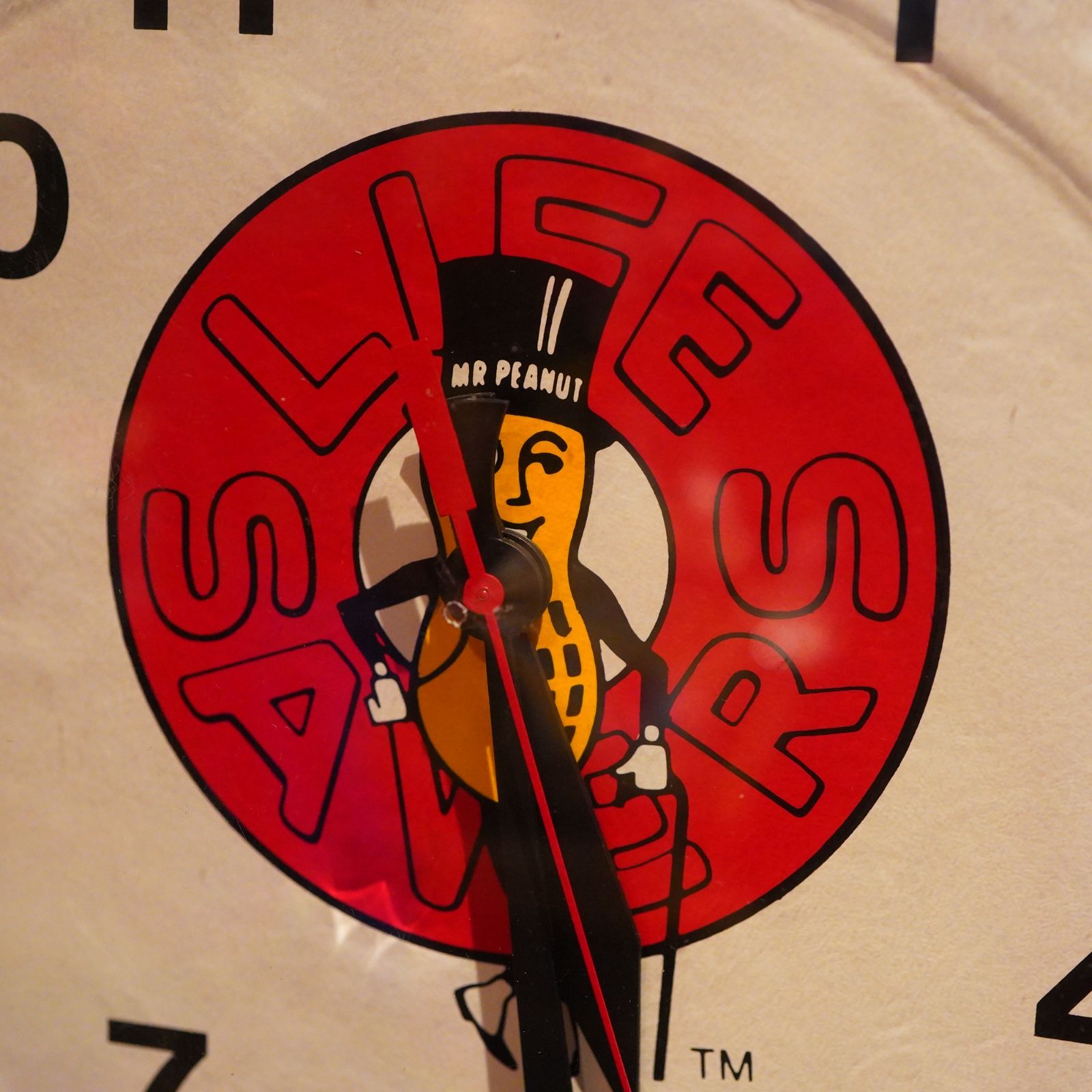 1990's Mr.Peanut Wall Clock 掛け時計 ヴィンテージ ビンテージ
