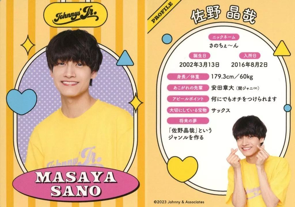 中古】コレクションカード(男性) Aぇ! group/佐野晶哉/「Johnnys