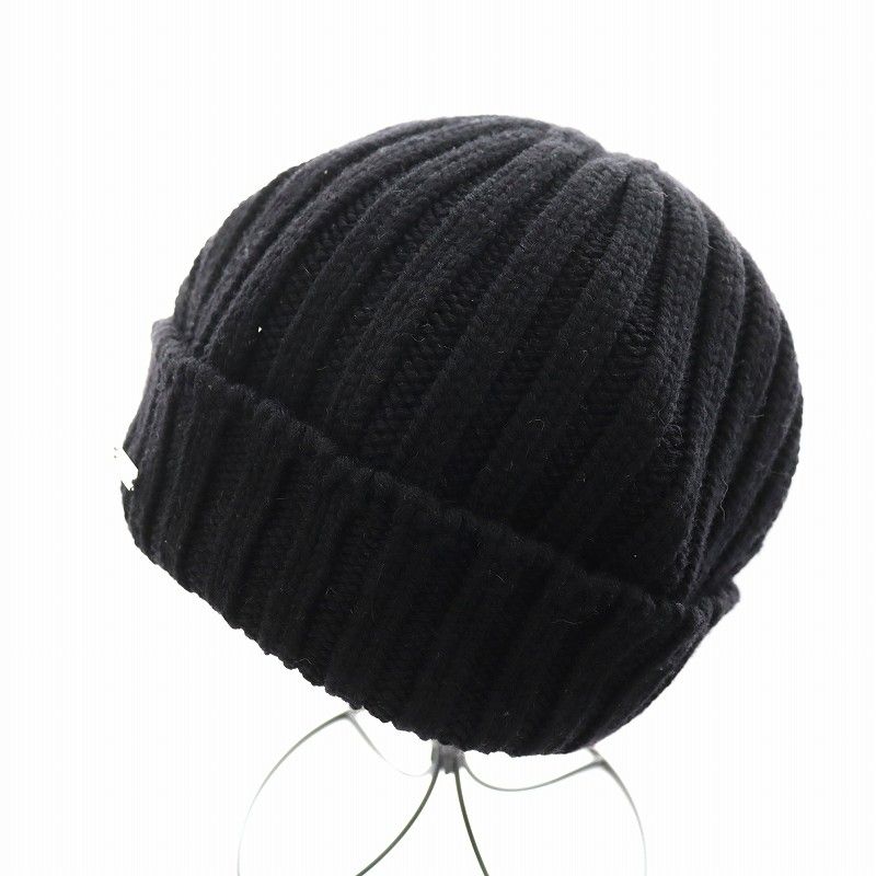 DSQUARED2 ブラックニット帽・ビーニー ディースクエアード DSQUARED2 ニットキャップ ニット帽