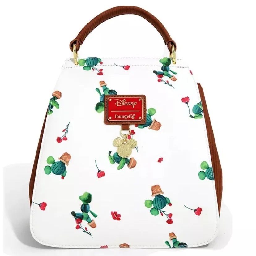 相場5万円入手困難ラウンジフライディズニーLoungefly Disney Mickey Mouse Cactus Mini Backpack