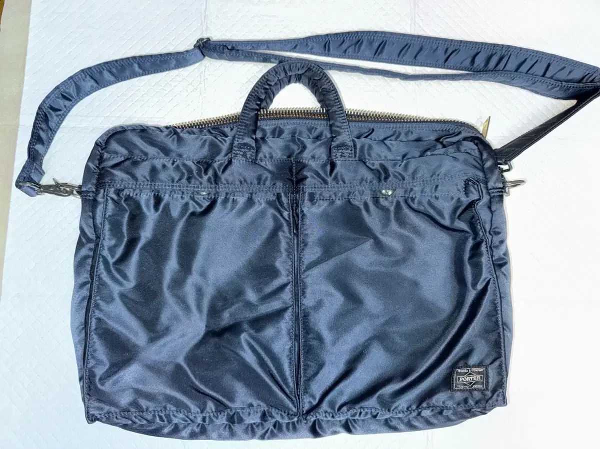 Porter ポーター 2way ブリーフケース 鉄 青