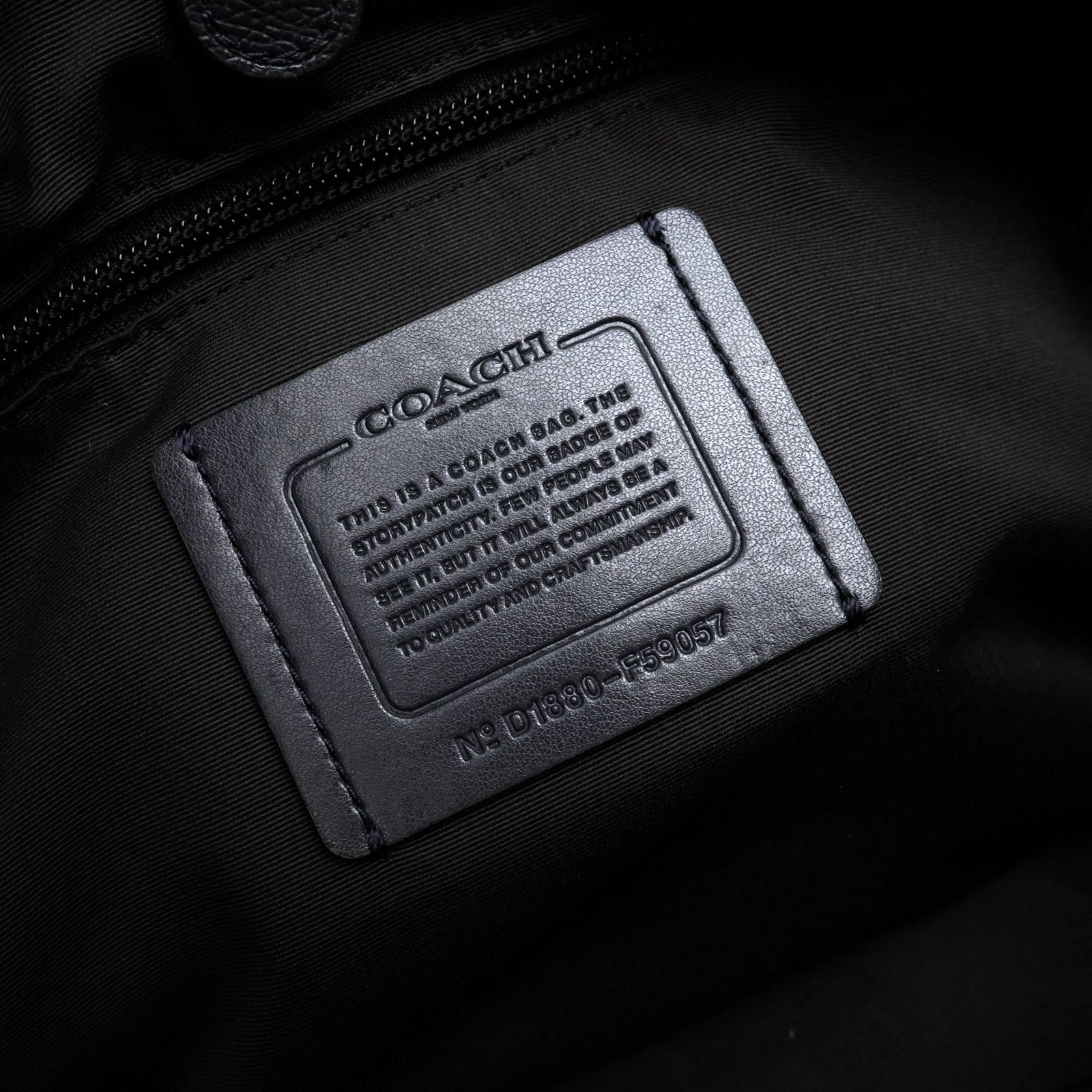 COACH 59057 PERRY ビジネスバッグ ブラック レザー 通勤 コーチ/ビジネスバッグ/ハミルトン ペブルド レザー