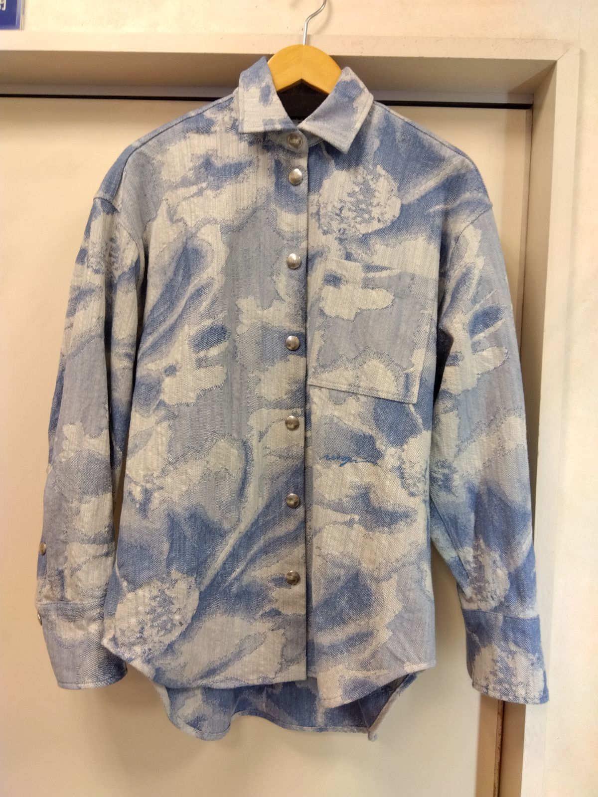 M7 エムエスジーエム MSGM シャツジャケット サイズ３６ イタリー製 インポートブランド デニム オーバーサイズ 爽やか クール 格好良い 羽織り