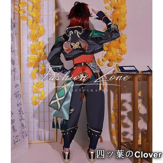 美品・未使用新品】◇原神 げんしん 風ガミン 嘉明 Gamingコスプレ衣装