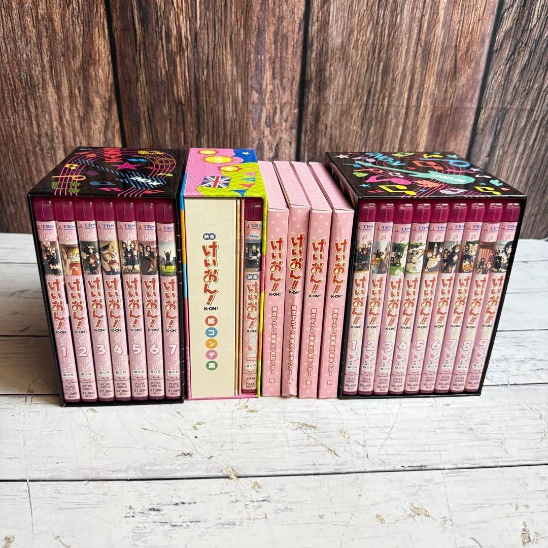 Blu-ray けいおん! TVシリーズ 1-2期 全巻 映画 ポスター セット