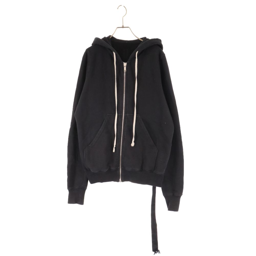 Rick Owens リックオウエンス 22AW JASONSHOODIE ジップアップパーカー ブラック DU02B4276 Rick Owens (リックオウエンス) 22AW JASONSHOODIE ジップアップ