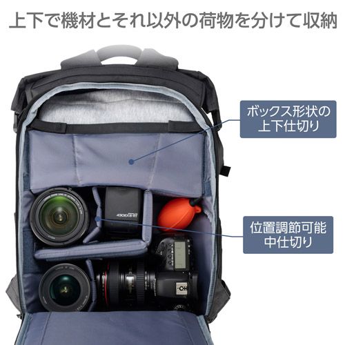 ロールトップバックパック18
