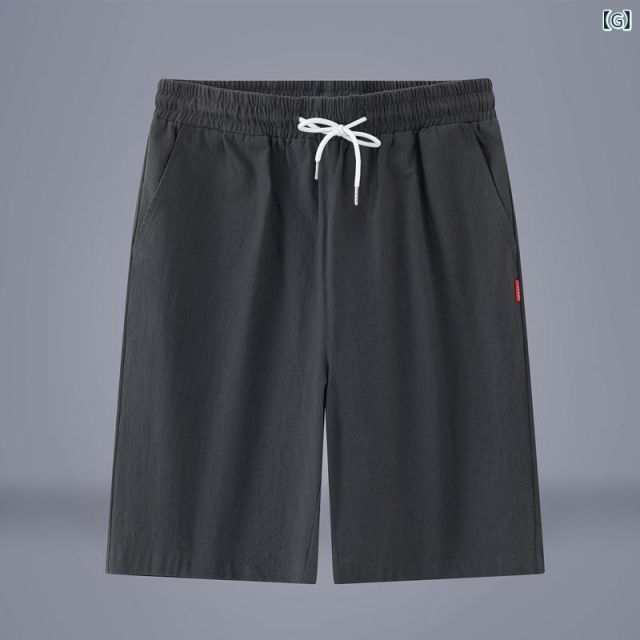 種類12：4XL/C：レッド メンズ ファッション 服 男性用 オシャレ シンプル 大人 かっこいい 大きいサイズ ストリート 紳士服 パジャマ パンツ 夏 綿 薄手 ハーフ ホーム ワインレッドシャツ メンズ コーデ 春&frasl;夏&frasl;秋&frasl;冬40代50代30代に