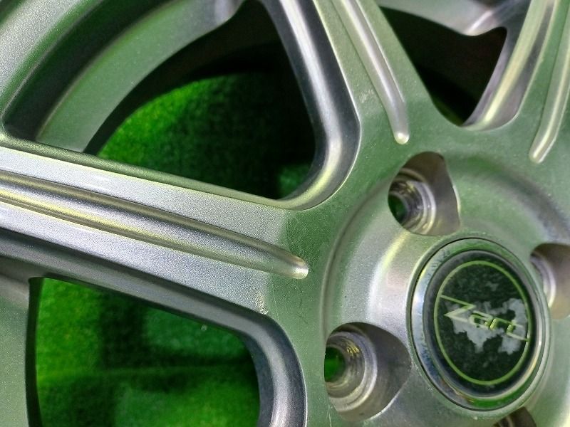 ブリヂストン ザート ﾌｨｯﾄ ホイール アルミ ガンメタ 14インチ 5.5J 4穴 4本 100 45