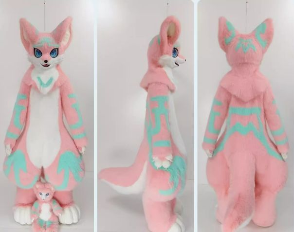 着ぐるみ ケモノ体 フルスーツ 短毛タイプ NO.52 最 セット 全身 ケモノ ファースーツ ぬいぐるみ コスプレ コスチューム