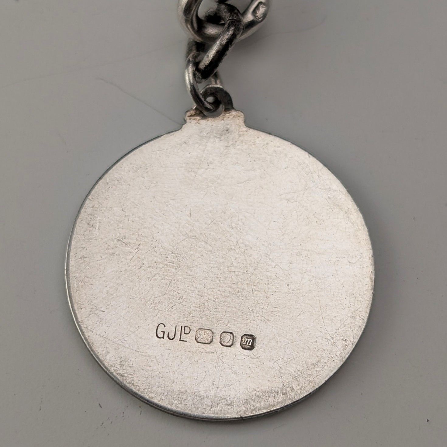 純銀製アルバートチェーン ファンシーリンク